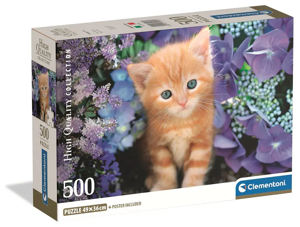 Puzzle 500 Piezas | Gato Pelirrojo 1