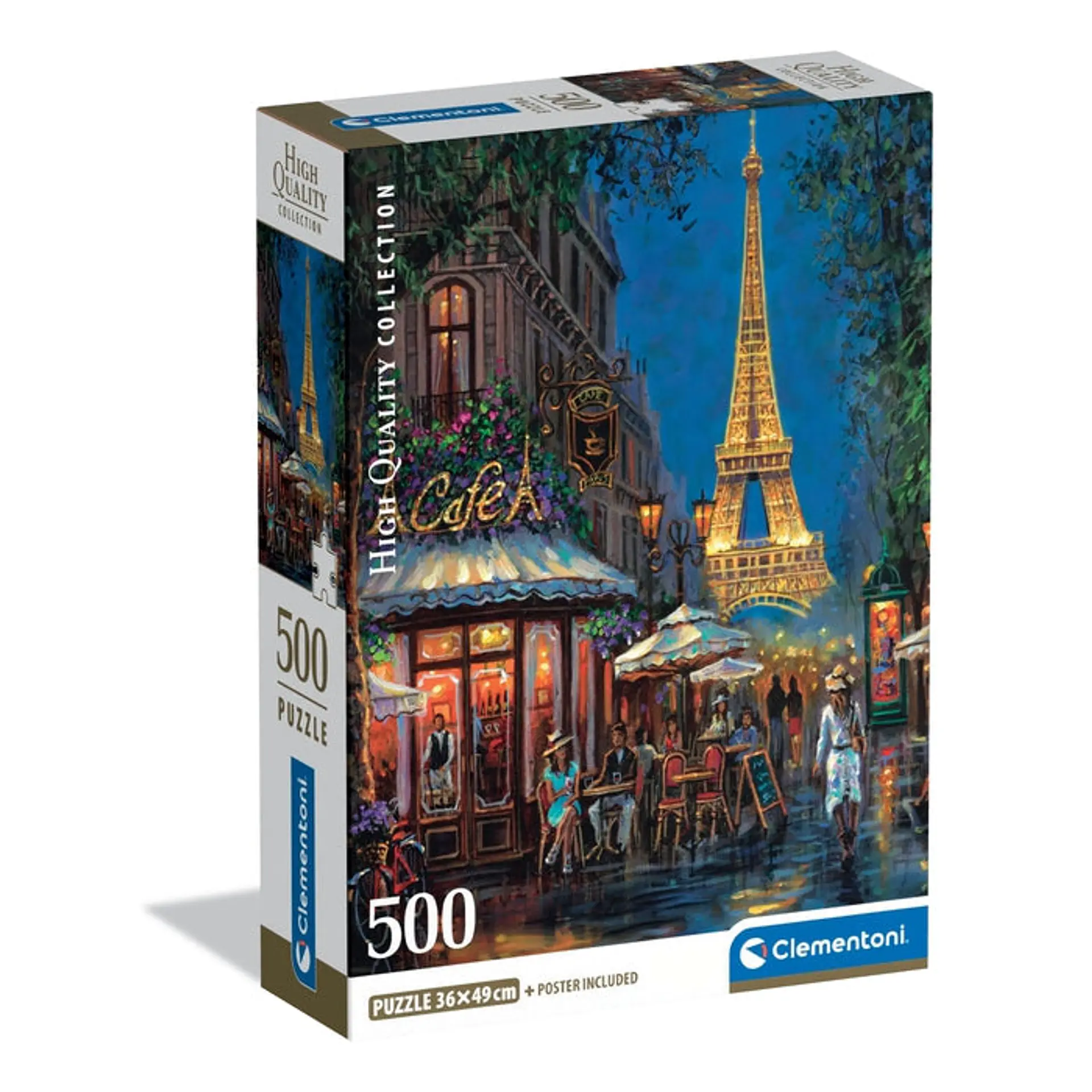 Puzzle 500 Piezas | Noche en el Café de la Torre Eiffel 1