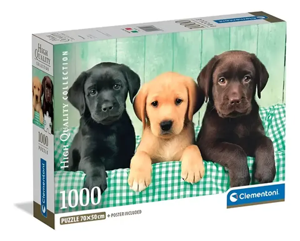 Puzzle 1000 Piezas | Tres Labradores 1