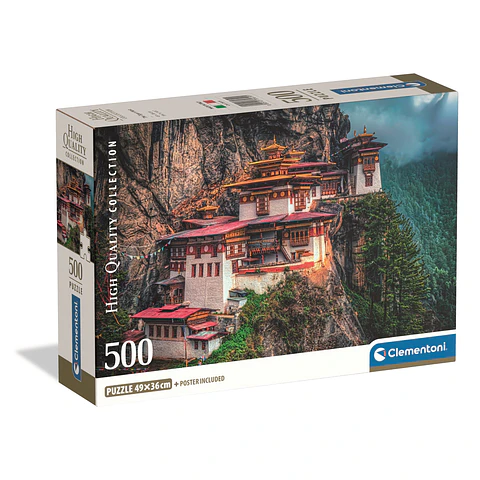 Puzzle 500 Piezas | Nido del Tigre, Bután