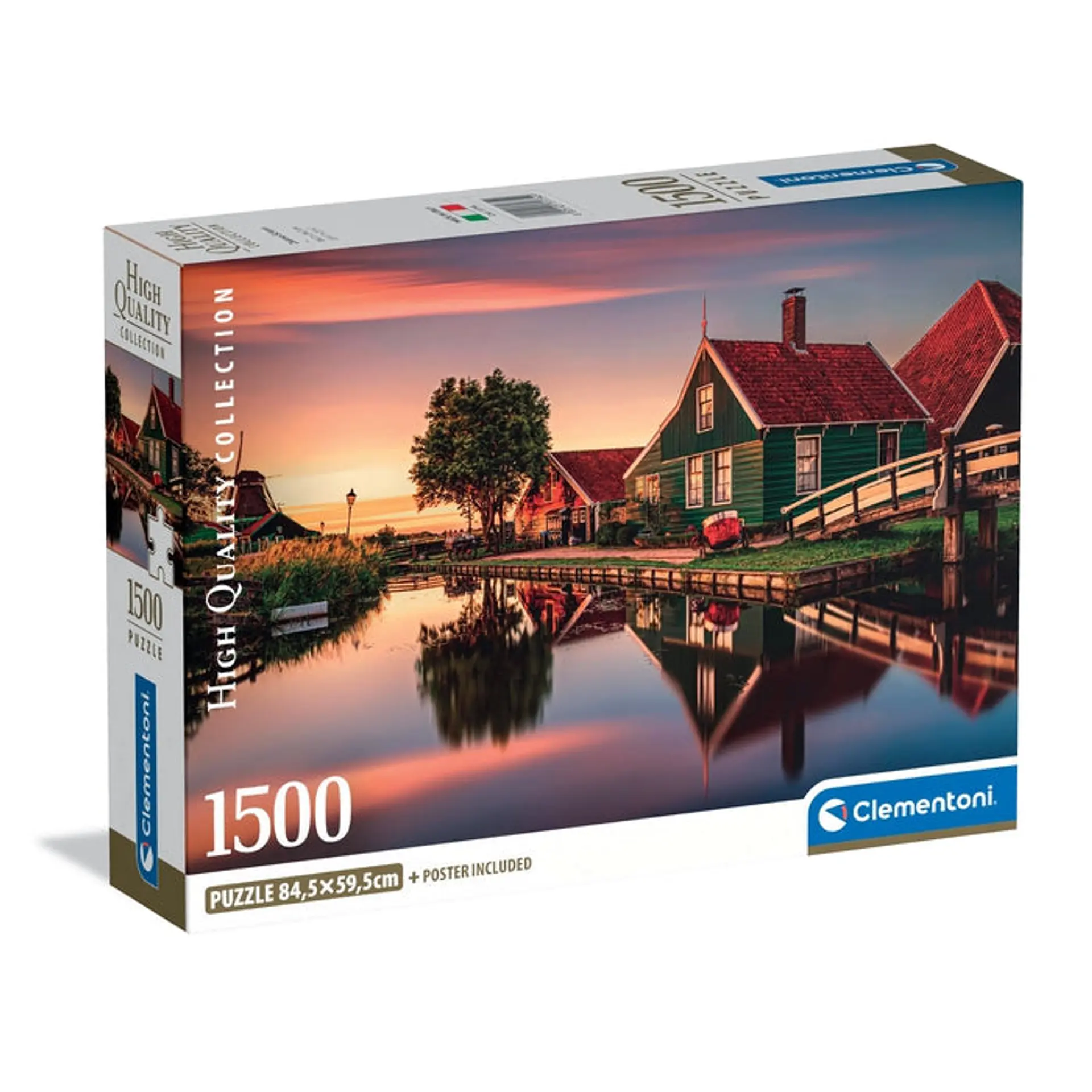 Puzzle 1500 Piezas | Zaanse Schans, Países Bajos 1
