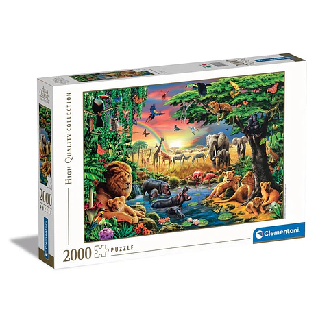 Puzzle 2000 Piezas | Reunión Africana