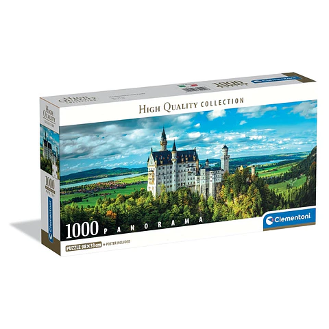 Puzzle 1000 Piezas Panorámico | Castillo de Neuschwanstein