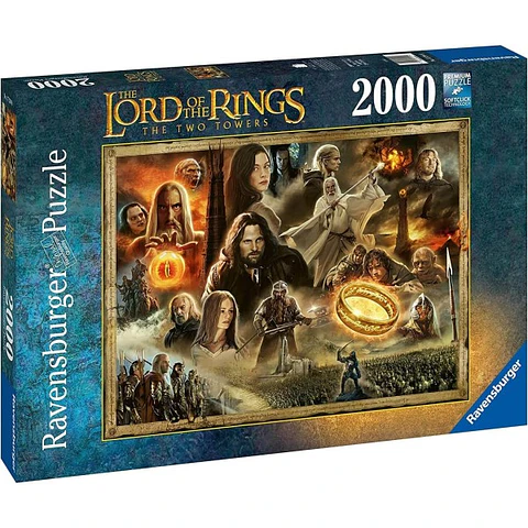 Puzzle 2000 Piezas | El Señor de los Anillos: Las dos Torres
