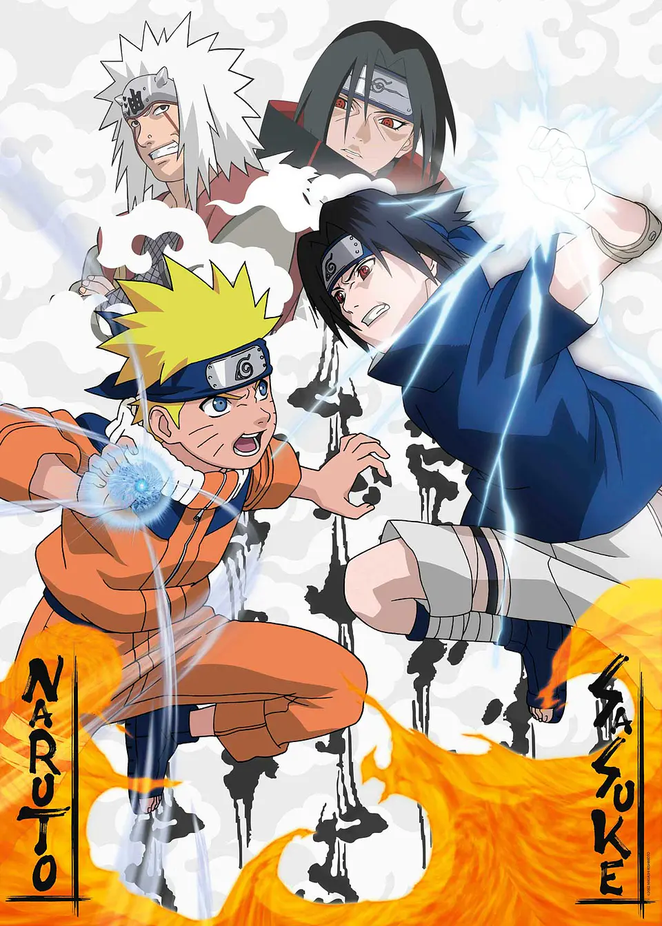 Puzzle 1000 Piezas | Naruto y Sasuke 2
