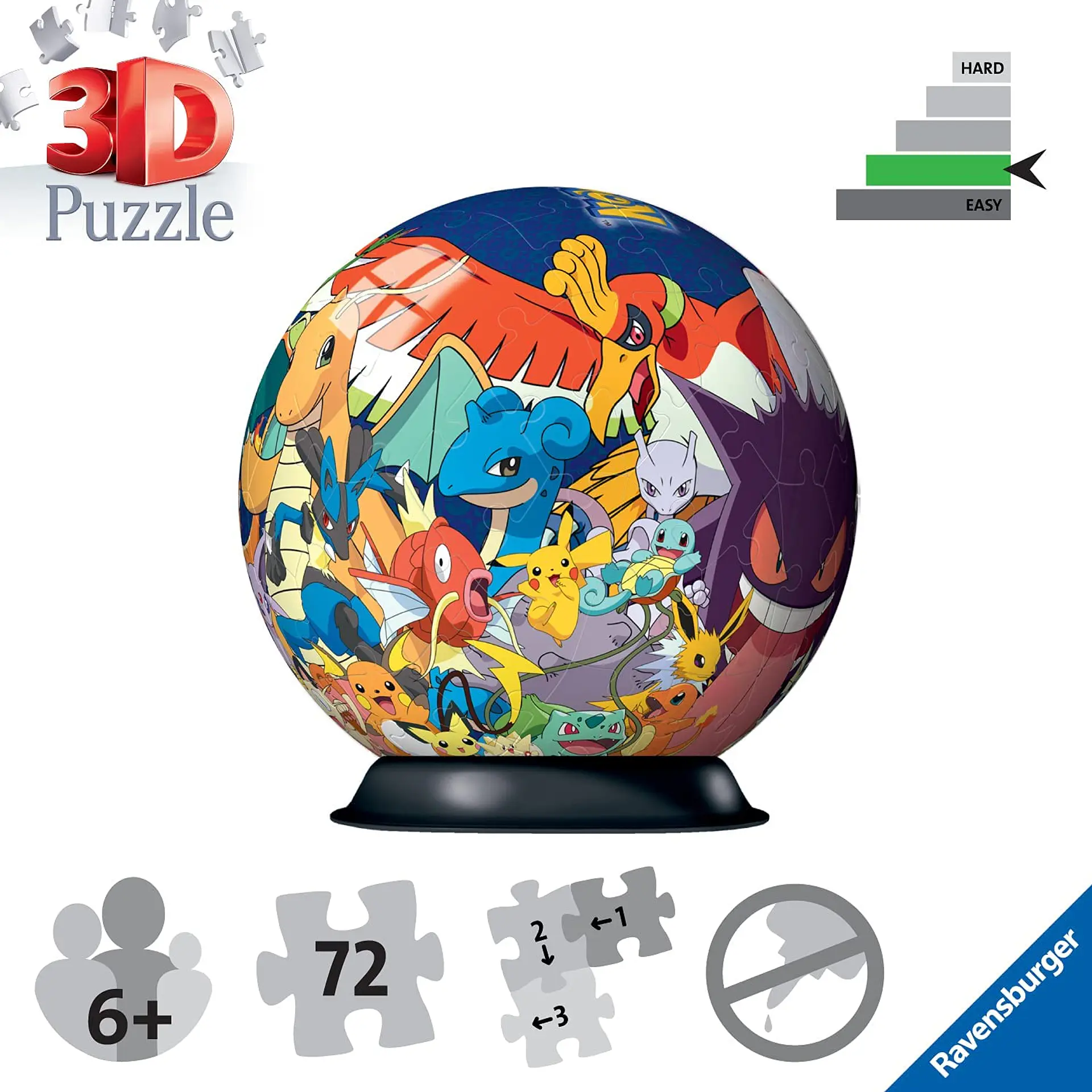 Puzzleball 72 Piezas | Pokémon 2