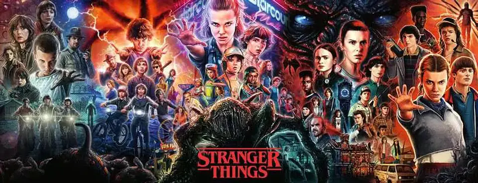 Puzzle 1000 Piezas Panorámico | Stranger Things 2
