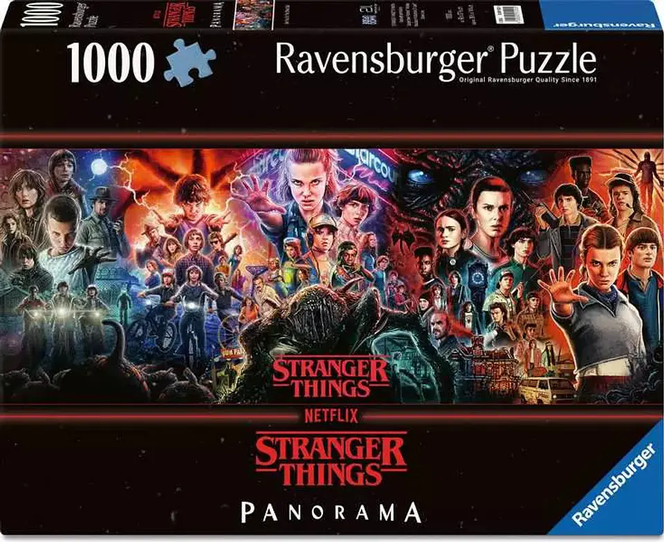 Puzzle 1000 Piezas Panorámico | Stranger Things 1