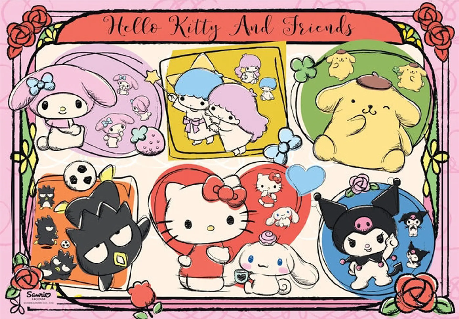 Puzzle 1000 Piezas | Hello Kitty y sus Amigos II 2