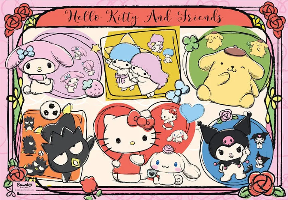 Puzzle 1000 Piezas | Hello Kitty y sus Amigos II 2