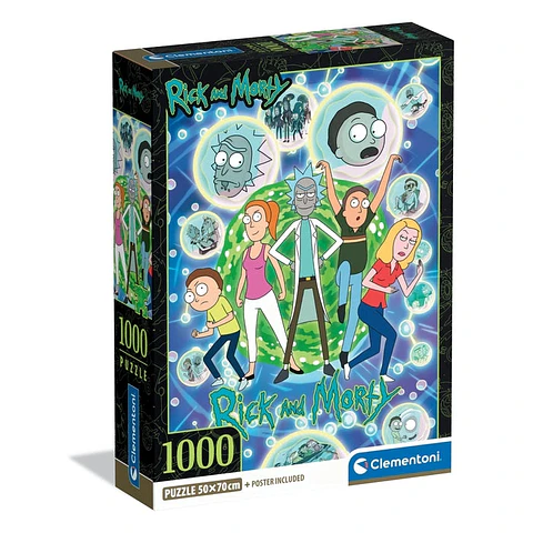 Puzzle 1000 Piezas | Rick and Morty - Portales