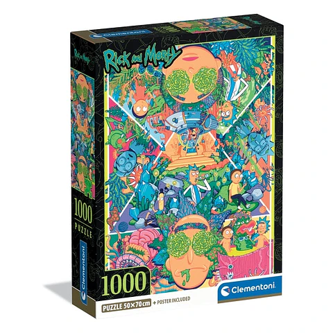 Puzzle 1000 Piezas | Rick and Morty - Universo Psicodélico