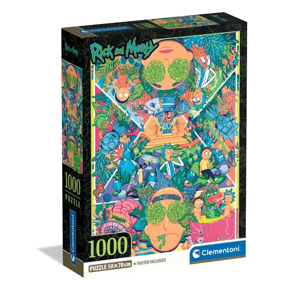 Puzzle 1000 Piezas | Rick and Morty - Universo Psicodélico 1