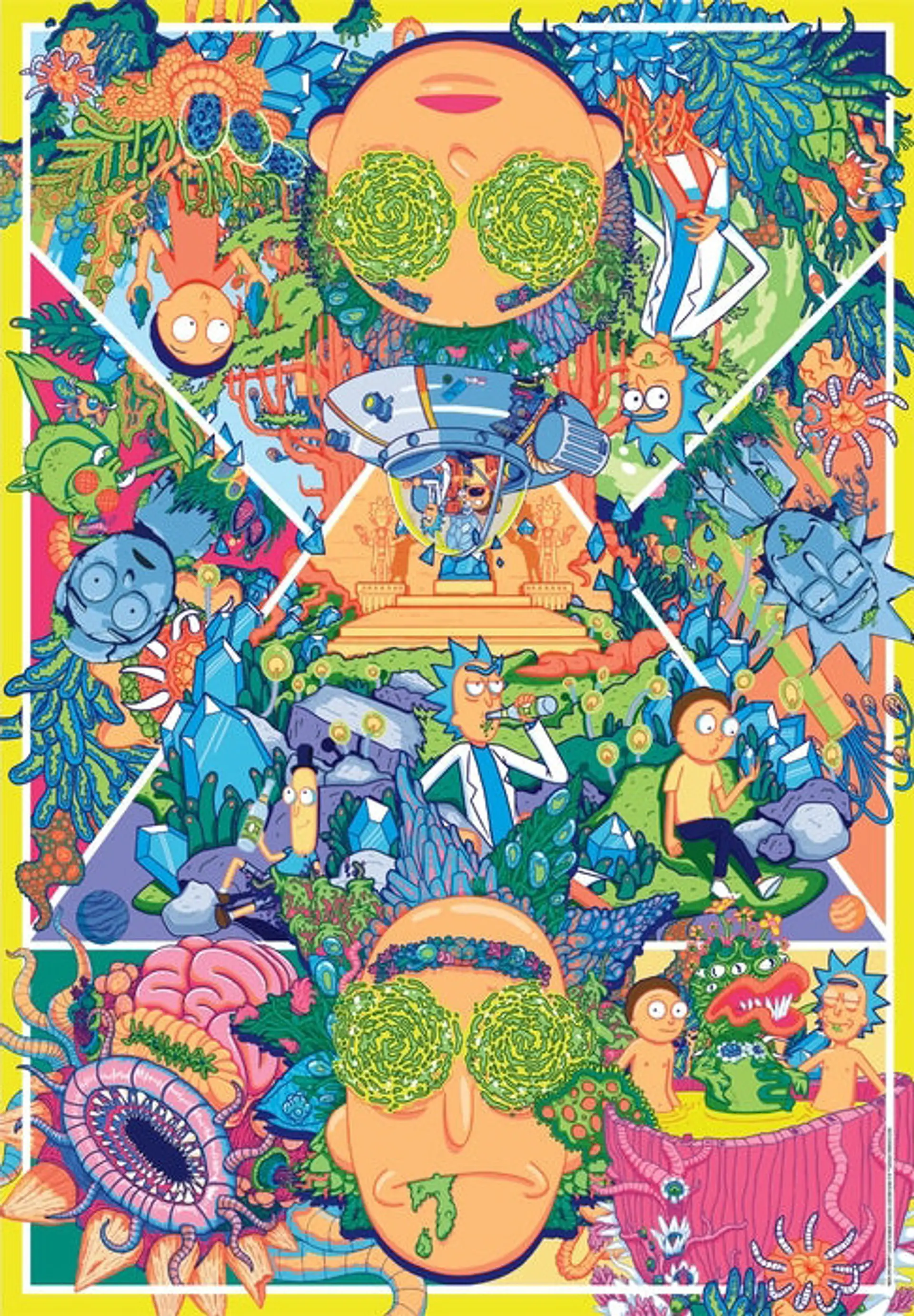 Puzzle 1000 Piezas | Rick and Morty - Universo Psicodélico 2