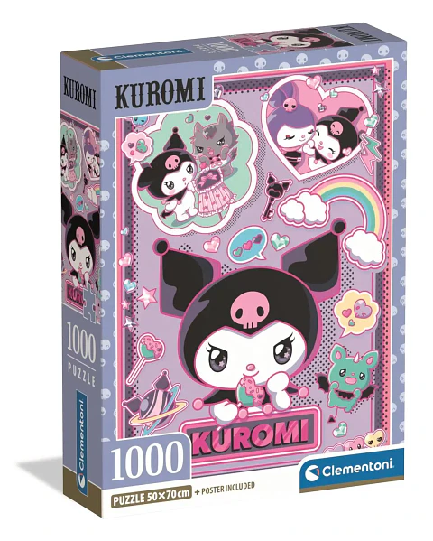 Puzzle 1000 Piezas Panorámico | Kuromi Hello Kitty