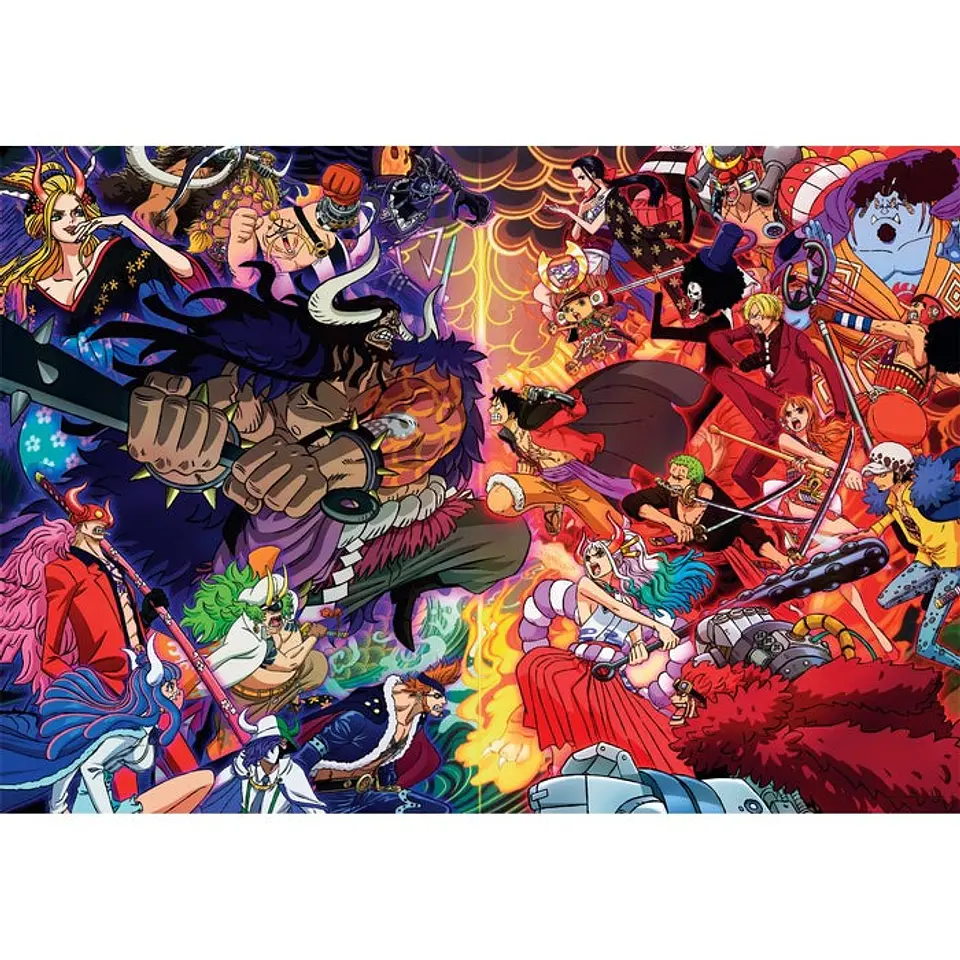Puzzle 1000 Piezas | One Piece Wano Mugiwaras vs Piratas Bestias 2