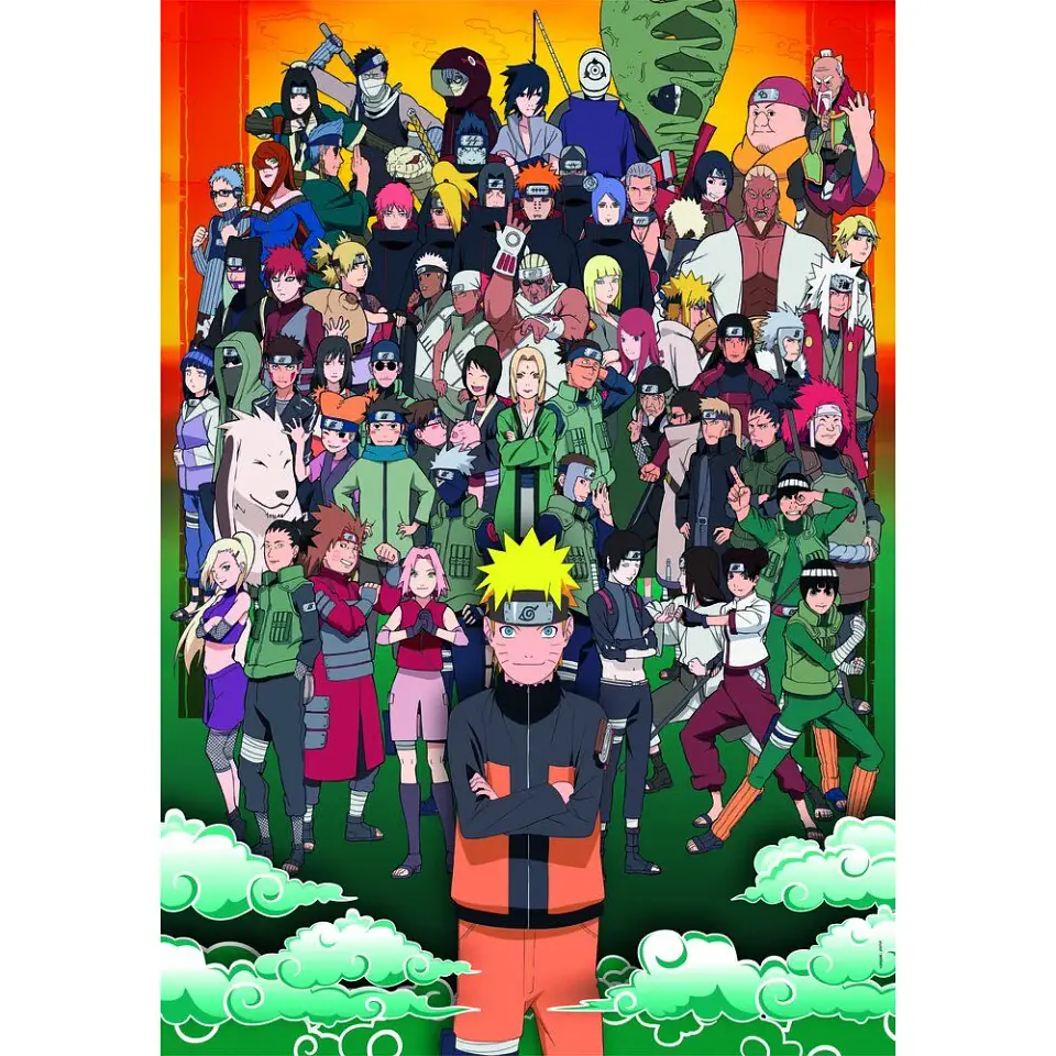 Puzzle 1500 Piezas | Naruto Shippuden Personajes 2