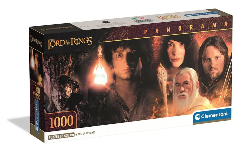 Puzzle 1000 Piezas Panorámico | El Señor de los Anillos 1
