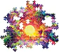Puzzle 500 Piezas | Colorboom: Amanecer Psicodélico en la Selva - Miniatura 3