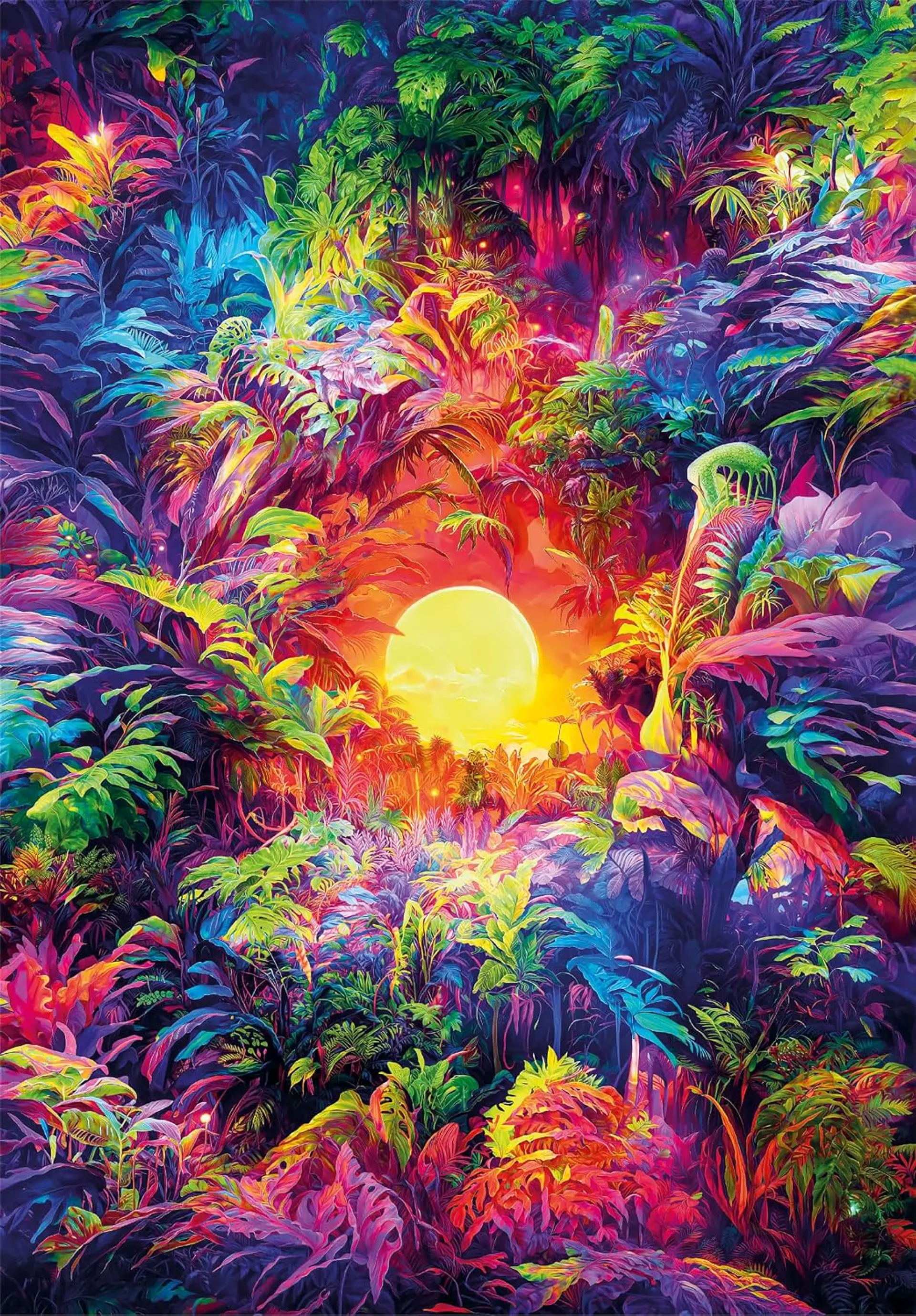 Puzzle 500 Piezas | Colorboom: Amanecer Psicodélico en la Selva 2