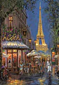 Puzzle 500 Piezas | Noche en el Café de la Torre Eiffel - Miniatura 2