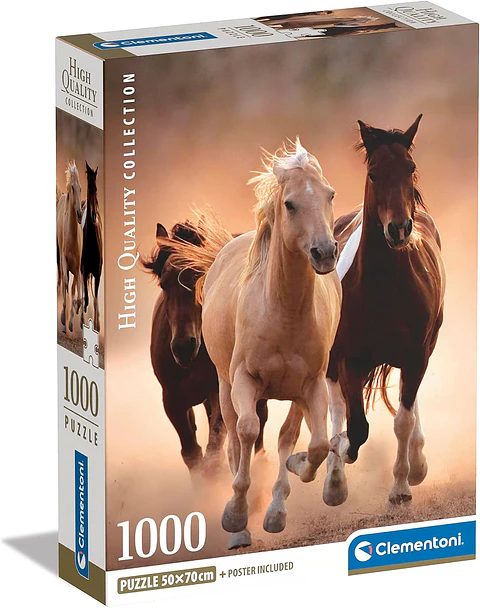 Puzzle 1000 Piezas | Caballos Corriendo