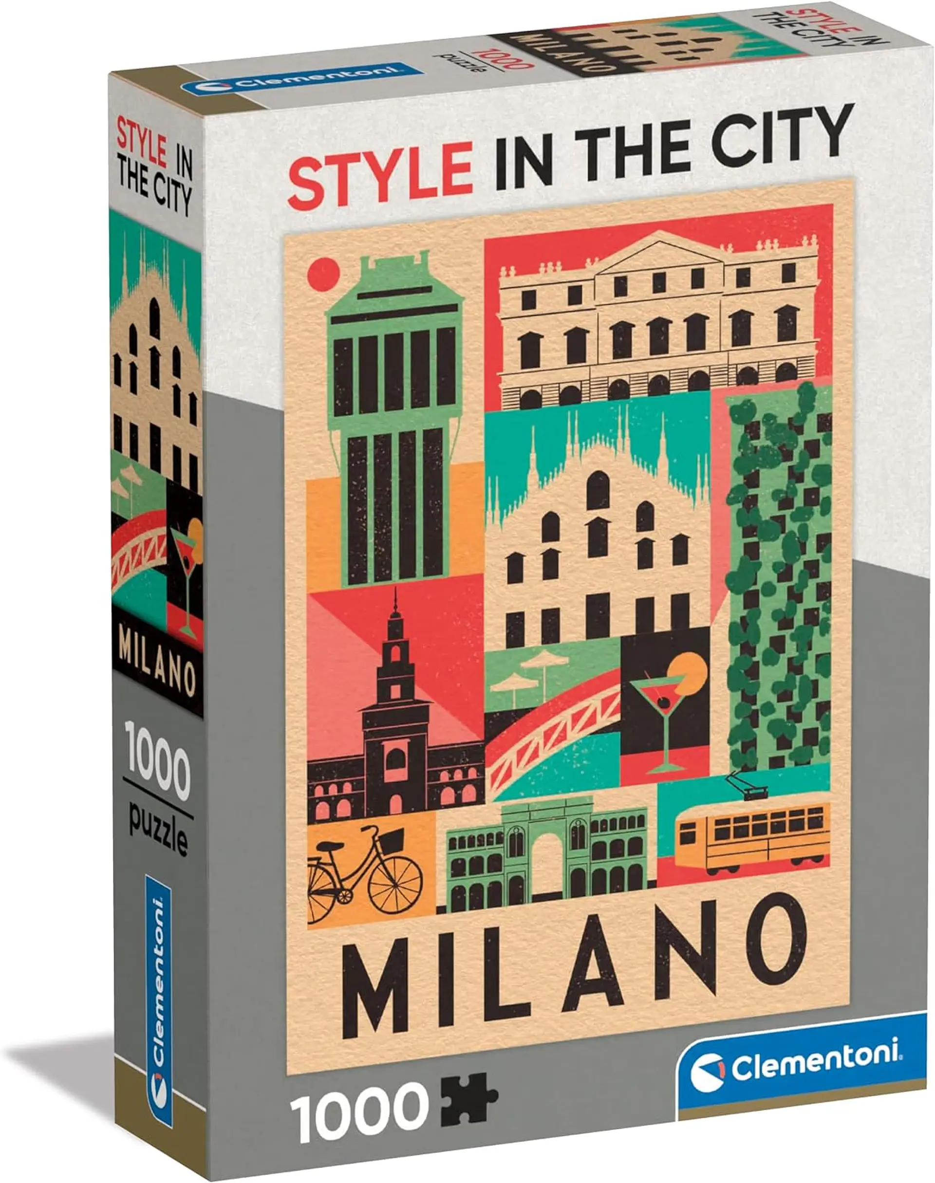 Puzzle 1000 Piezas | Style in the City: Milán 1