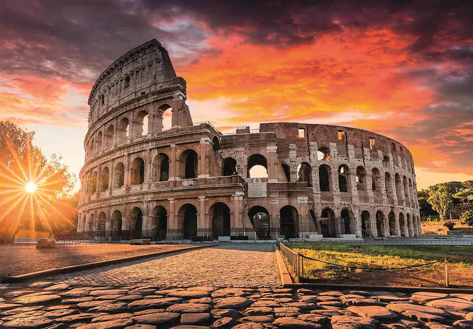 Puzzle 1000 Piezas | Atardecer Romano 2