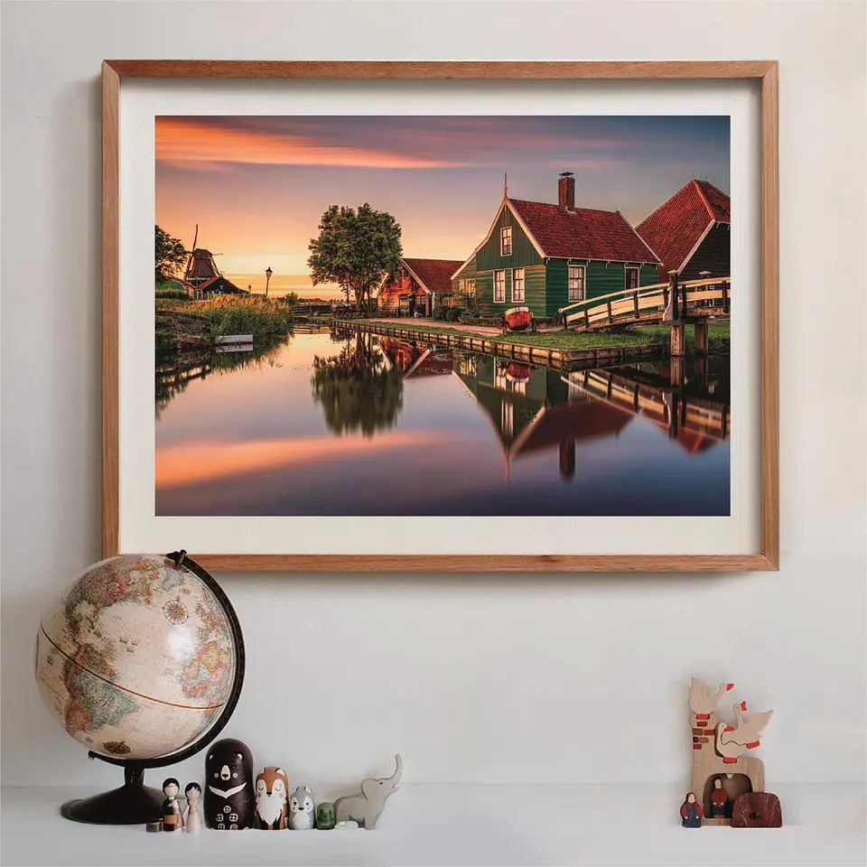 Puzzle 1500 Piezas | Zaanse Schans, Países Bajos 3