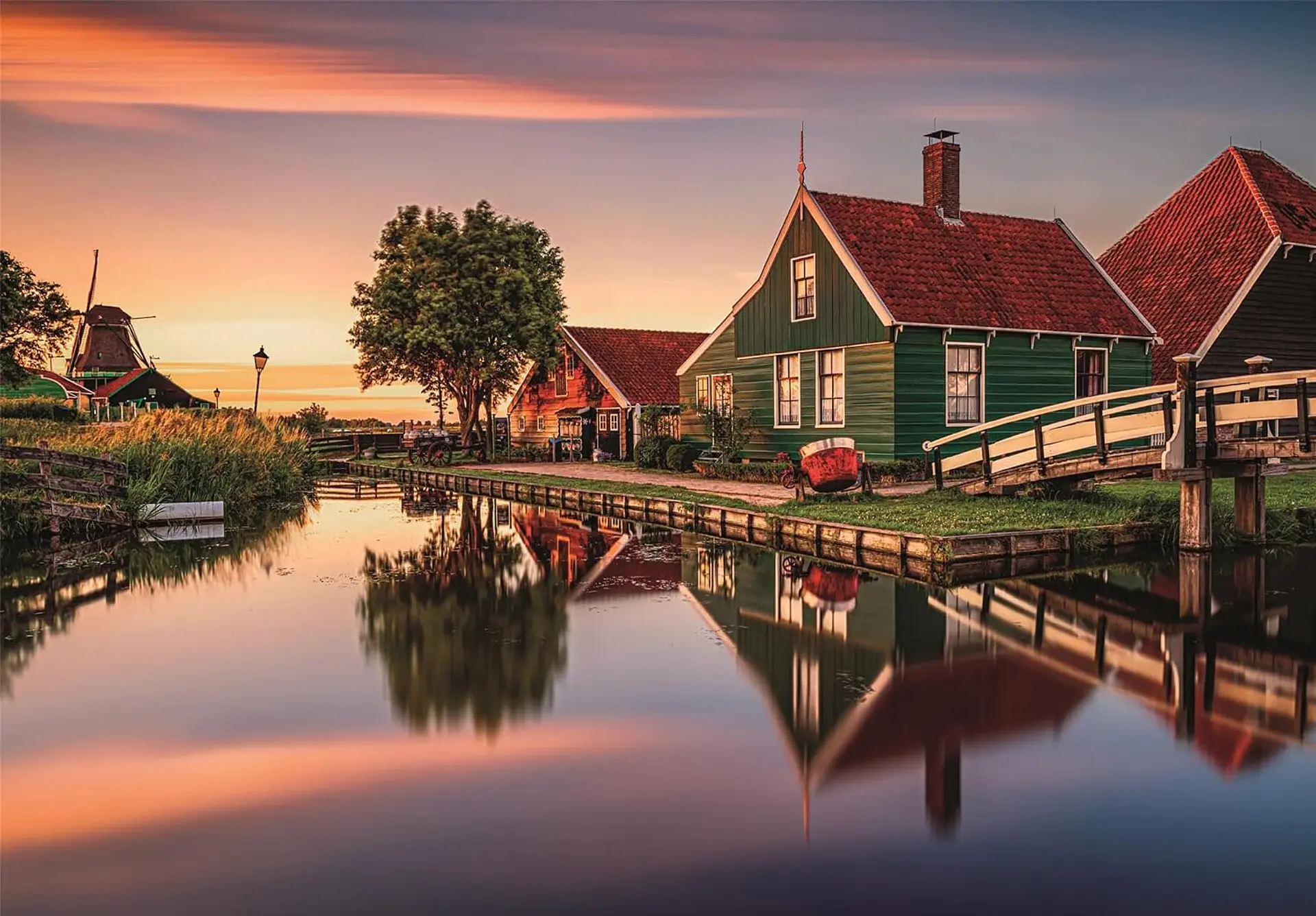 Puzzle 1500 Piezas | Zaanse Schans, Países Bajos 2