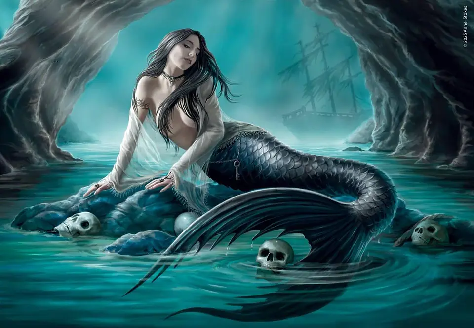 Puzzle 1000 Piezas | El Lamento de la Sirena - Anne Stokes 2
