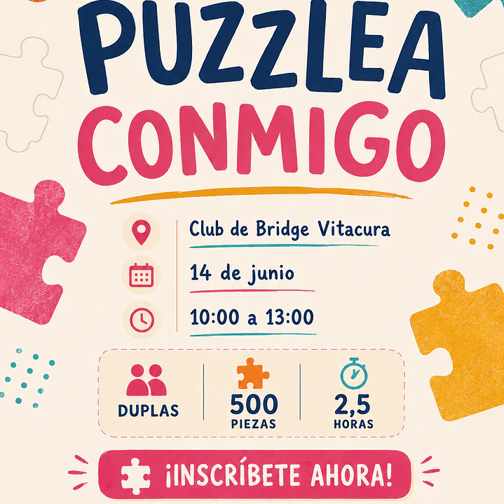 🧩 2º Gran Torneo Puzzlea Conmigo 2026 – Duplas Adulto  1