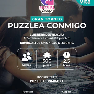 🧩 2º Gran Torneo Puzzlea Conmigo 2026 – Duplas Adulto 