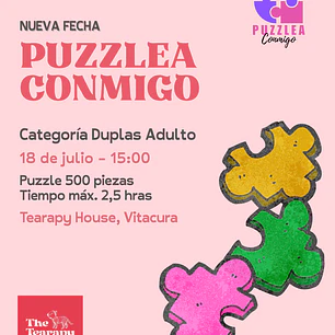 🧩 Duplas Adulto - Sábado 18 de julio - 15:00 - The Tearapy House - Vitacura 