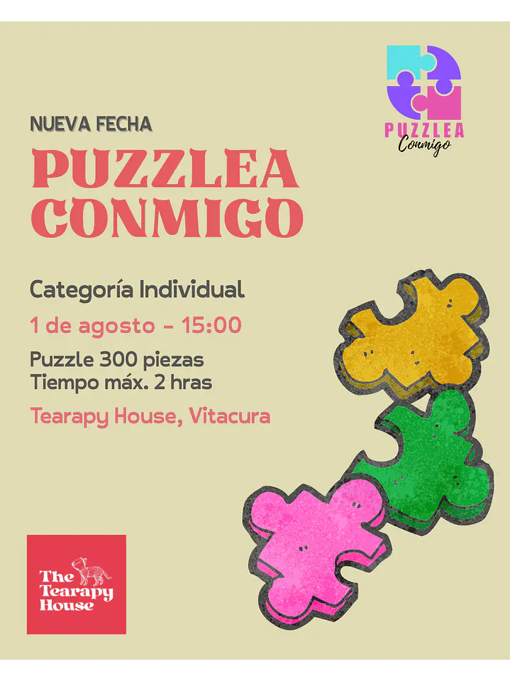 Torneo INDIVIDUAL Adultos  - Sábado 1 de agosto - 15:00 - The Tearapy House - Vitacura 1
