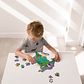 PUZZLE 45PCS CON FORMA, MUNDO - Miniatura 4