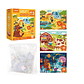 LEVEL UP PUZZLES NIVEL 3 HABITATS NATURALES, 3 PUZZLES - Miniatura 1