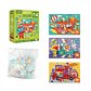 LEVEL UP PUZZLEs NIVEL 4 VEHICULOS, 3 PUZZLES - Miniatura 1