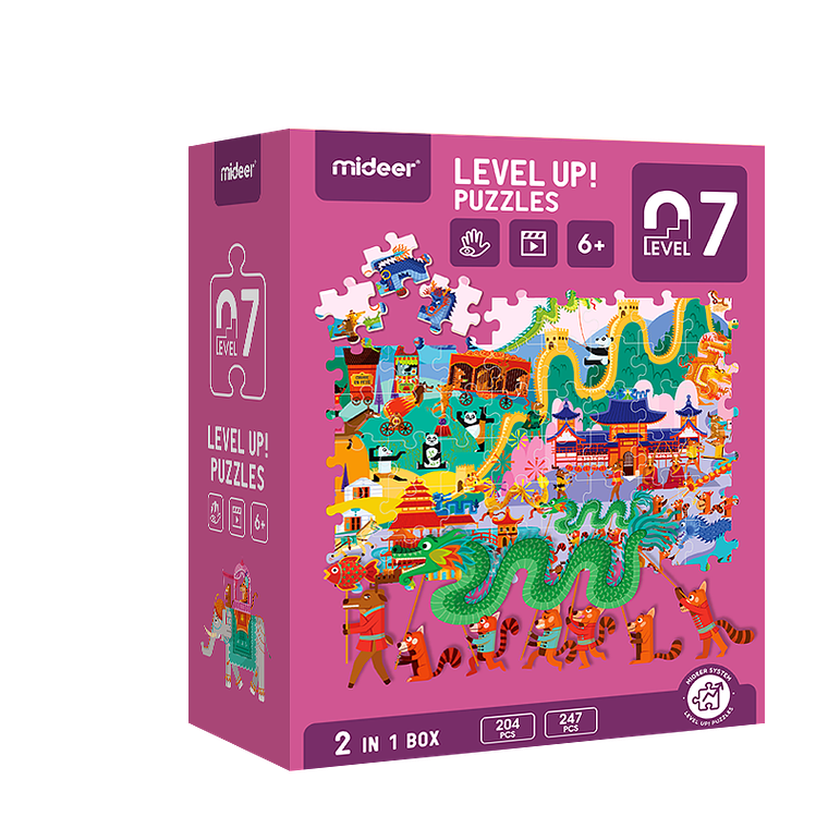 LEVEL UP PUZZLES NIVEL 7 GEOGRAFÍA HUMANA, 2 PUZZLES 2