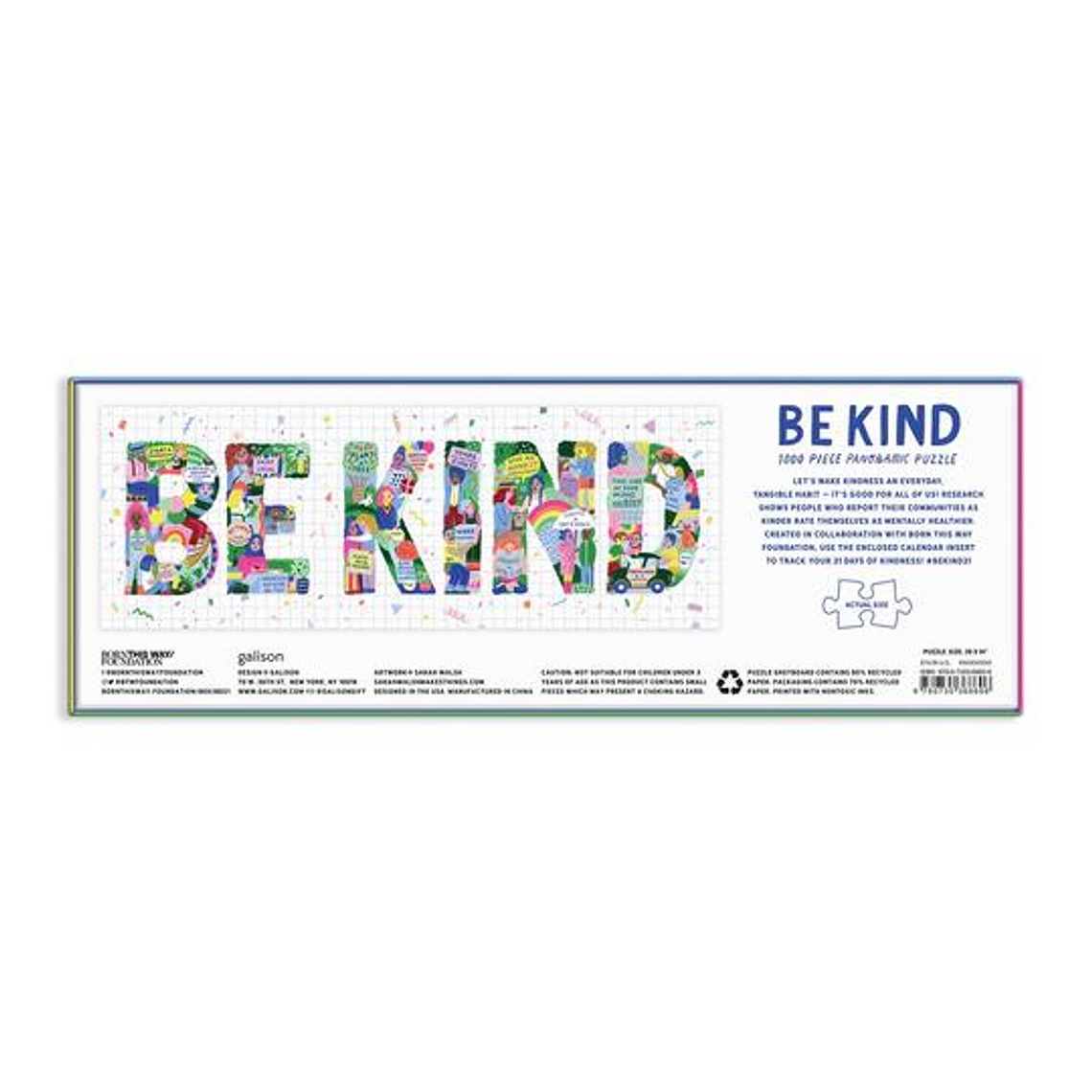 PUZZLE 1000 PCS, BE KIND 6