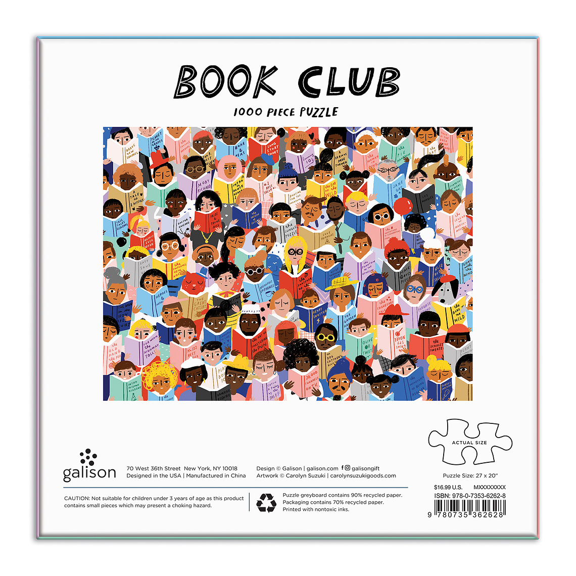 PUZZLE 1000PCS, CLUB DE LECTURA 4