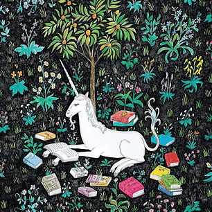 PUZZLE 500PCS, UNICORNIO LEYENDO