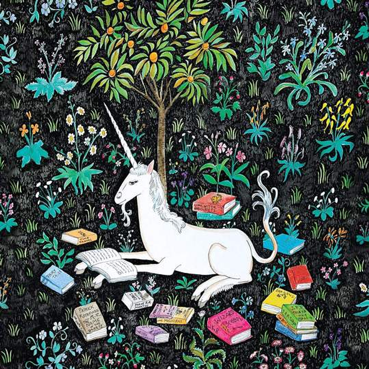 PUZZLE 500PCS, UNICORNIO LEYENDO 1