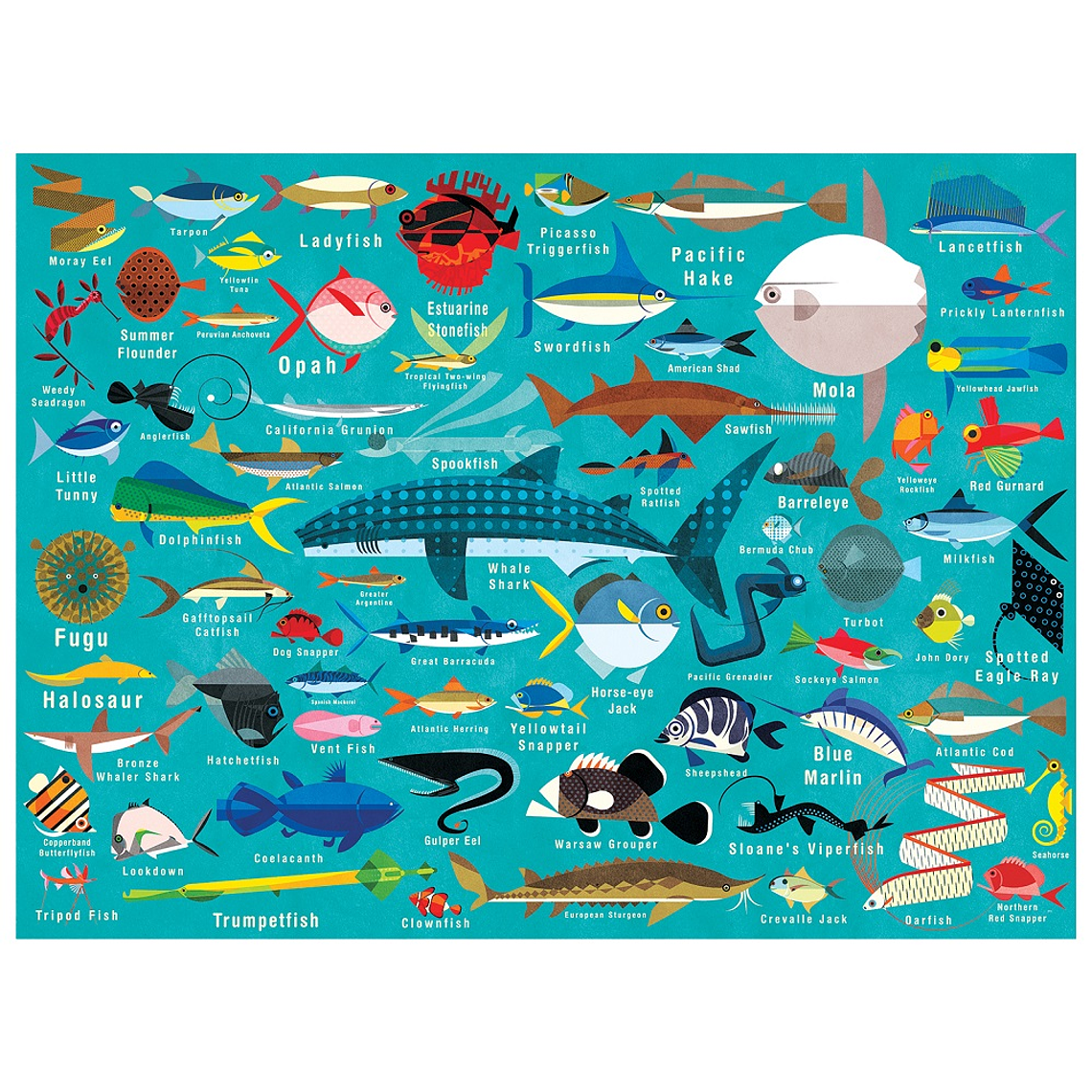 PUZZLE 1000PCS, VIDA DEL OCEANO 1