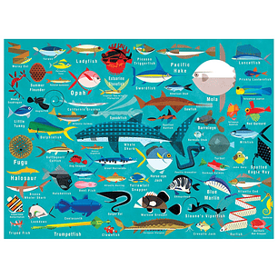PUZZLE 1000PCS, VIDA DEL OCEANO