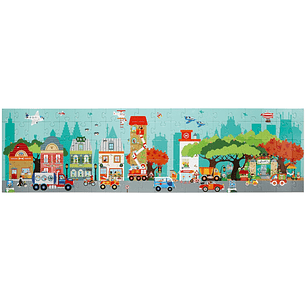 PUZZLE 100PCS DE PISO, CIUDAD