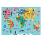 PUZZLE 78PCS, GEOGRAFIA MAPA DEL MUNDO - Miniatura 1