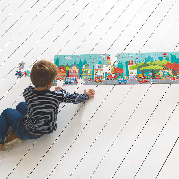 PUZZLE 100PCS DE PISO, CIUDAD 5