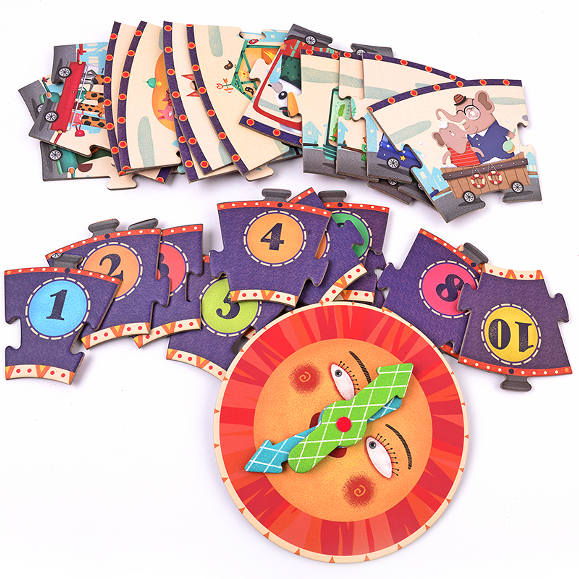 PUZZLE REDONDO MI VIAJE EN EL TIEMPO 25PCS 3