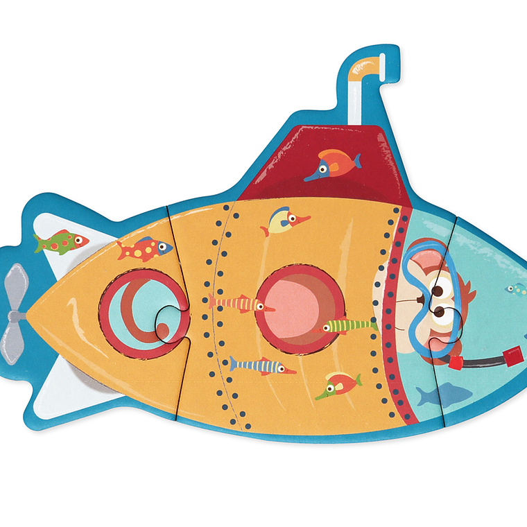 PUZZLE PROGRESIVO VEHICULOS, 5 PUZZLES 6